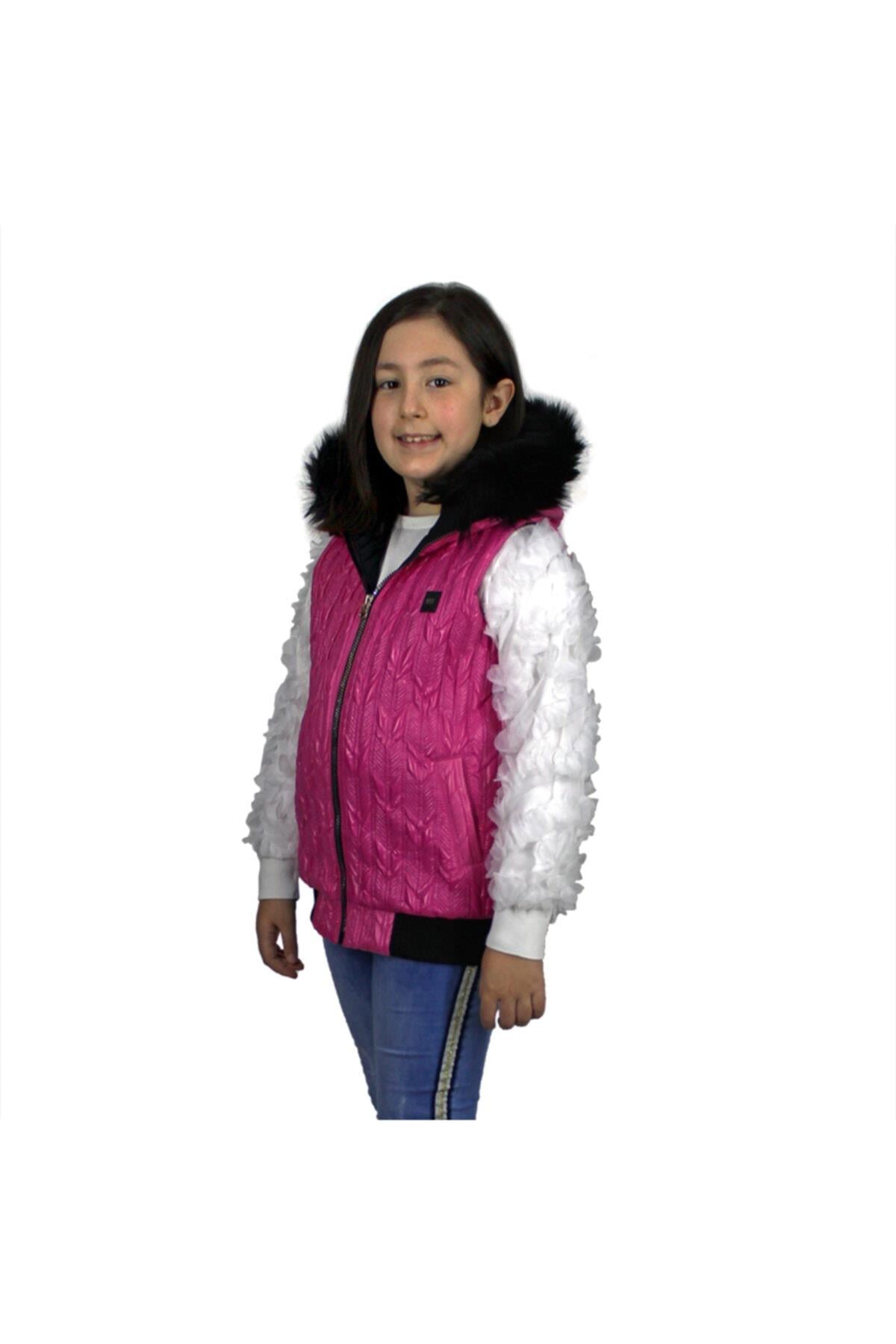 Kız Çocuk Pembe Yelek 51240p
