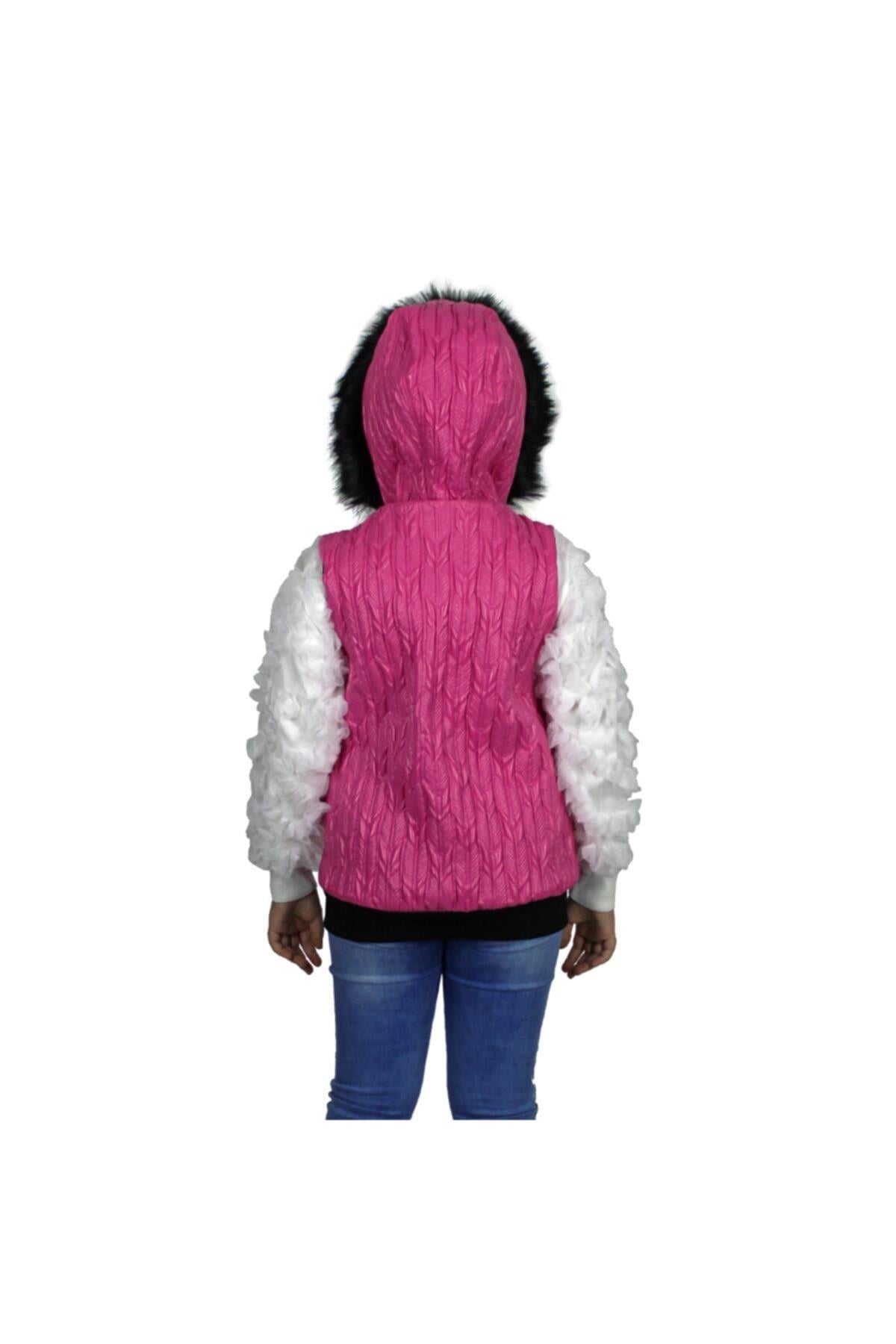 Kız Çocuk Pembe Yelek 51240p