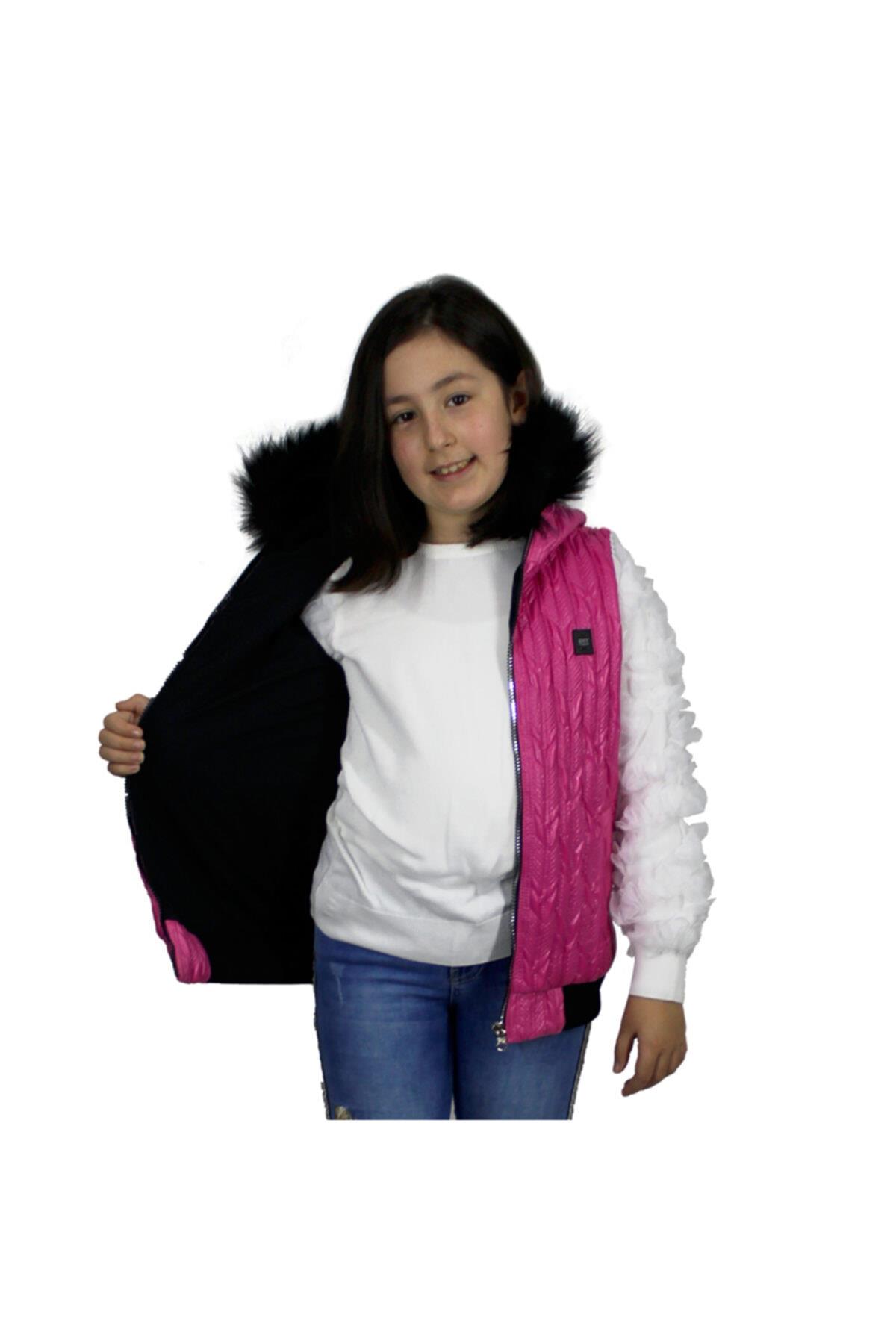 Kız Çocuk Pembe Yelek 51240p