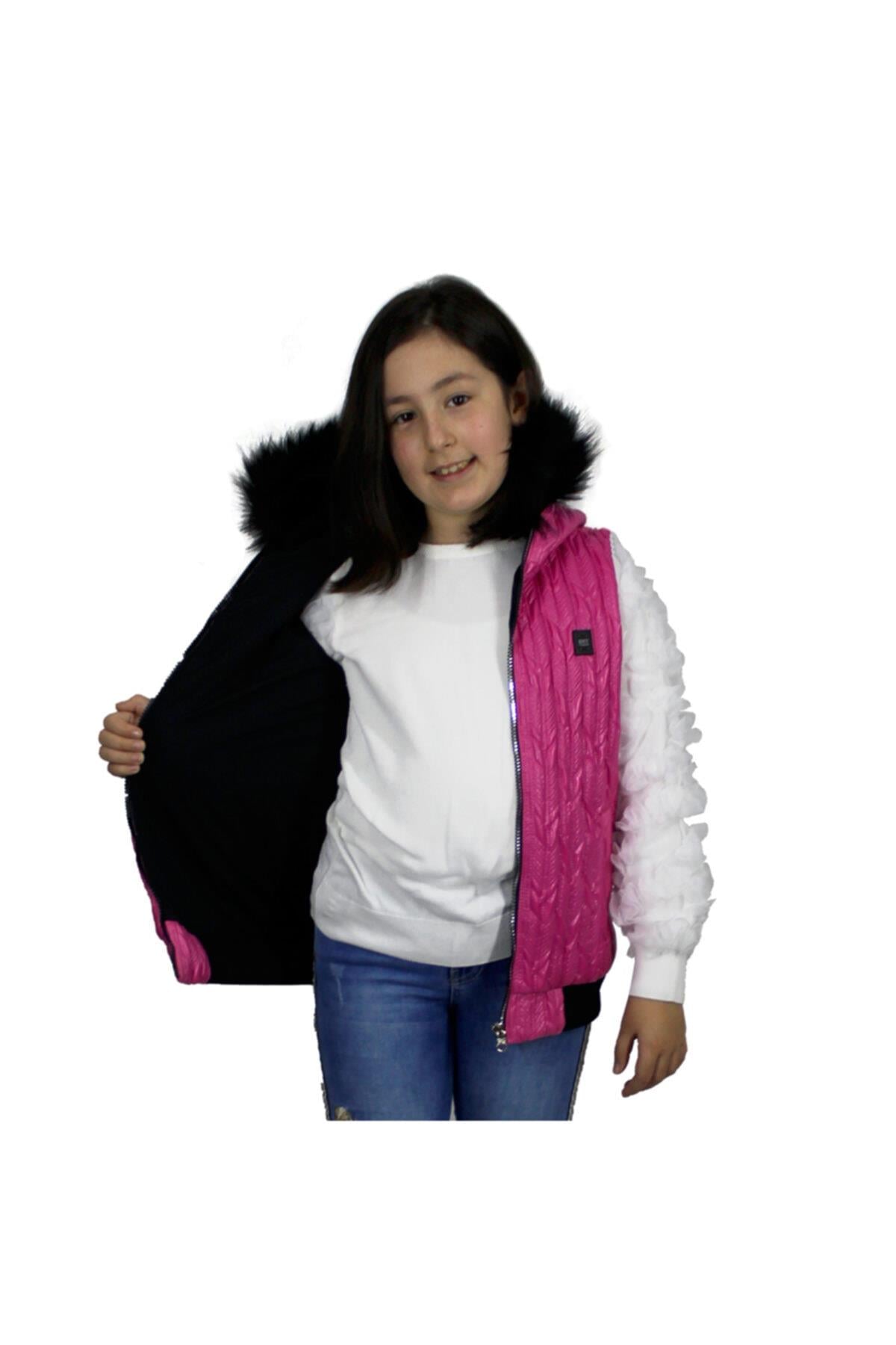 Kız Çocuk Pembe Yelek 51240p