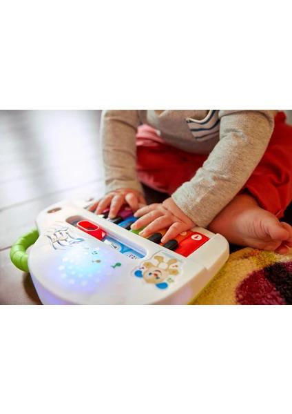 FISHER PRICEFisher-Price Eğlen ve Öğren Işıklı ve Eğlenceli Oyuncak Piyano, Türkçe, Işıklar, Gerçek Müzik Notaları ve Eğitici Şarkılarıyla 