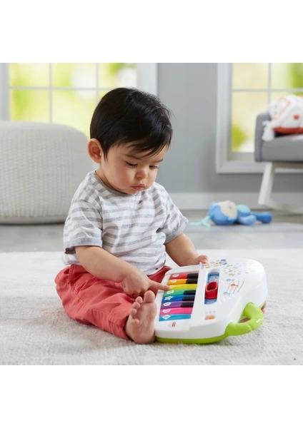 FISHER PRICEFisher-Price Eğlen ve Öğren Işıklı ve Eğlenceli Oyuncak Piyano, Türkçe, Işıklar, Gerçek Müzik Notaları ve Eğitici Şarkılarıyla 