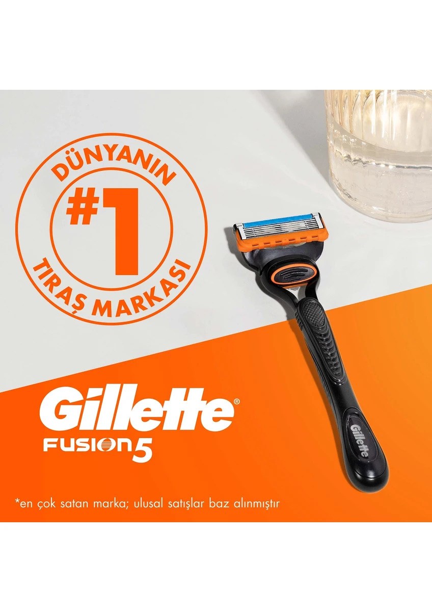 GilletteGillette Fusion 4'lü Yedek Tıraş Bıçağı Kadınlar İçin Uzun Ömürlü ve Hassas Tıraş Deneyimi