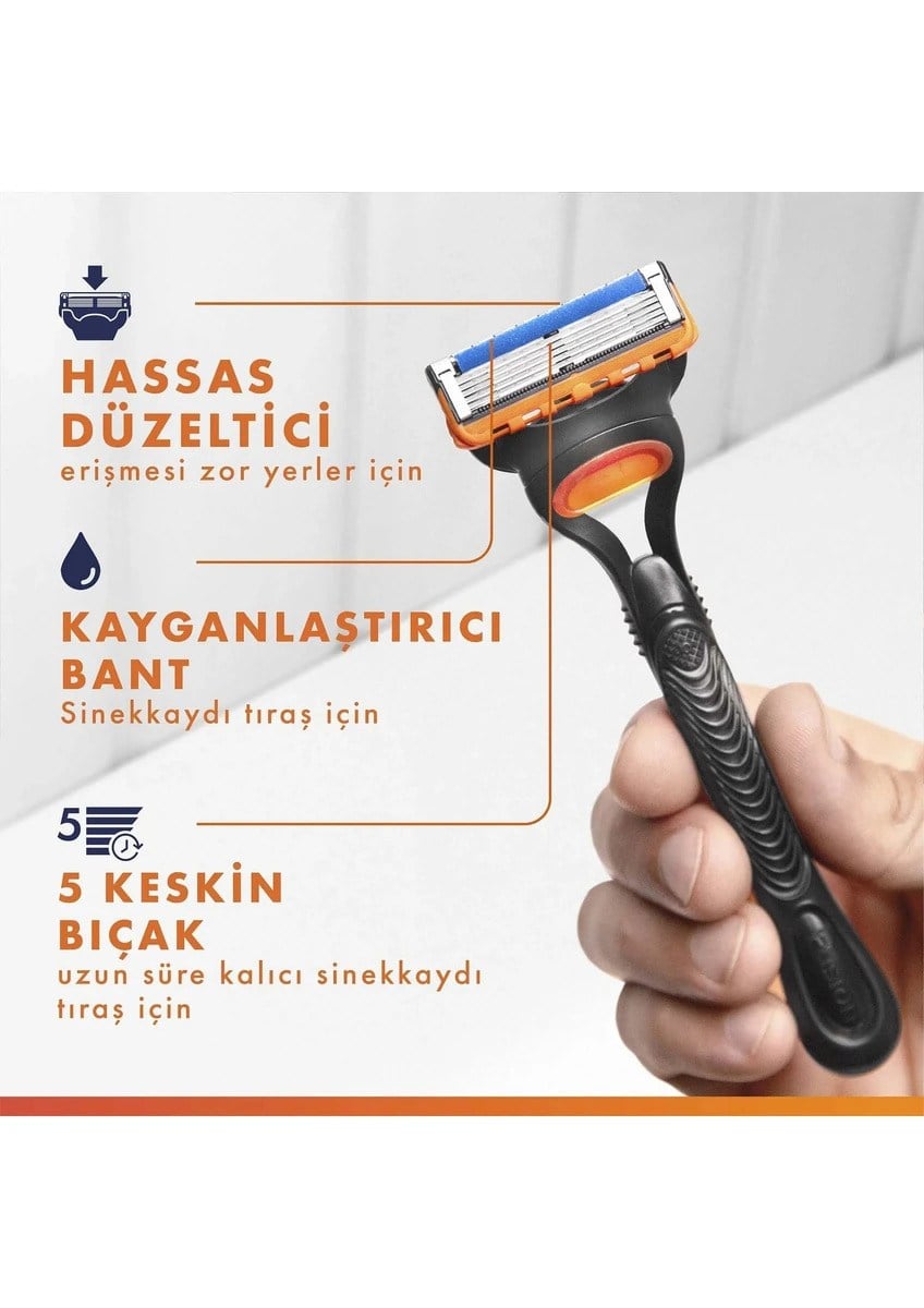 GilletteGillette Fusion 4'lü Yedek Tıraş Bıçağı Kadınlar İçin Uzun Ömürlü ve Hassas Tıraş Deneyimi