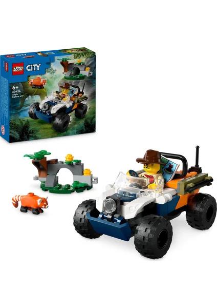 LEGO®LEGO ® City Orman Kaşifinin ATV'li Kırmızı Panda Görevi 60424 - 6 Yaş ve Üzeri Çocuklar için Yaratıcı Oyuncak Yapım Seti (92 Parça)