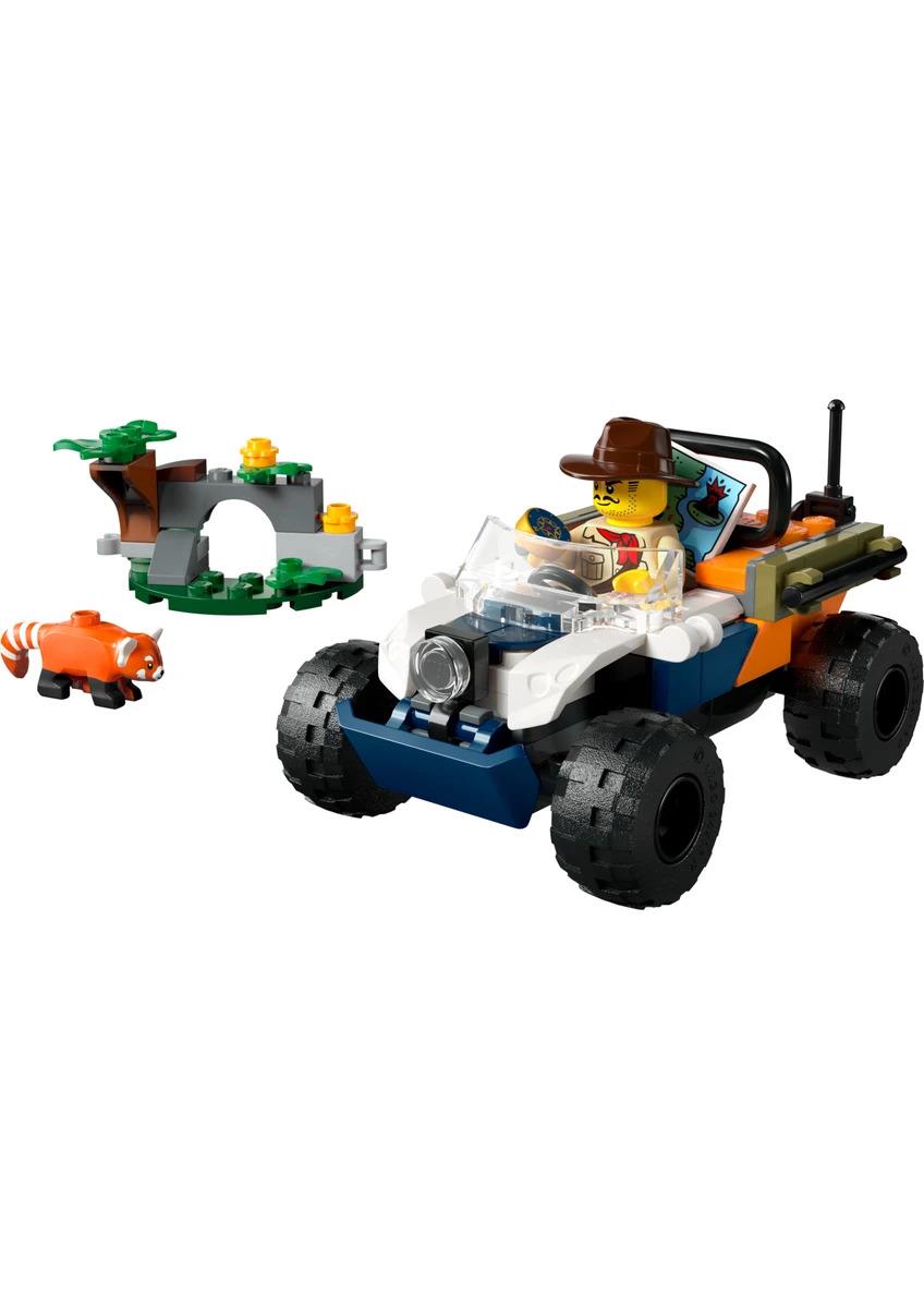 LEGO®LEGO ® City Orman Kaşifinin ATV'li Kırmızı Panda Görevi 60424 - 6 Yaş ve Üzeri Çocuklar için Yaratıcı Oyuncak Yapım Seti (92 Parça)