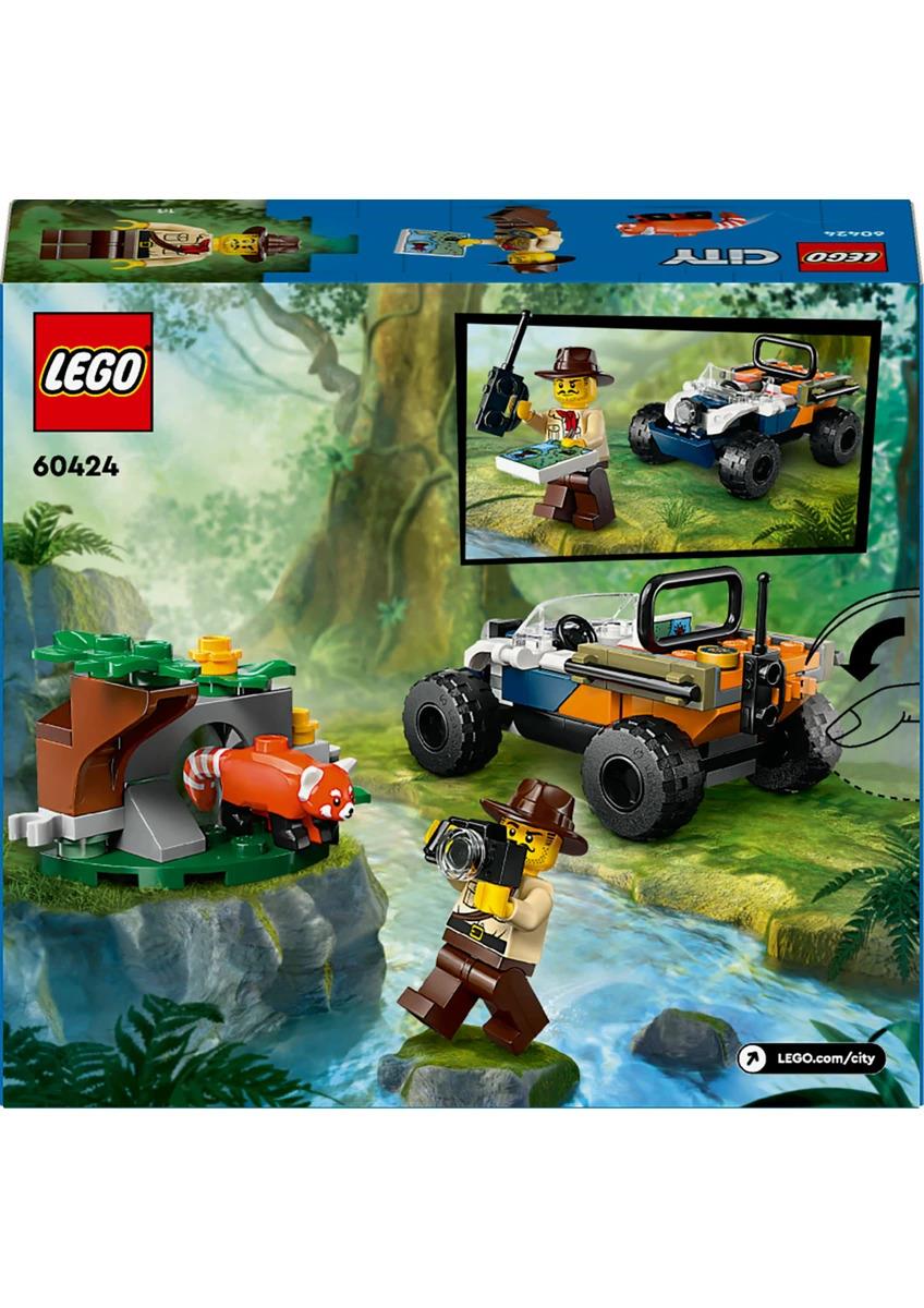 LEGO®LEGO ® City Orman Kaşifinin ATV'li Kırmızı Panda Görevi 60424 - 6 Yaş ve Üzeri Çocuklar için Yaratıcı Oyuncak Yapım Seti (92 Parça)
