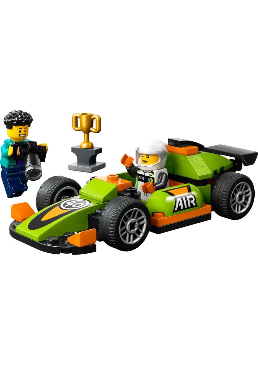 LEGO®LEGO City Yeşil Yarış Arabası 60399 - 4 Yaş ve Üzeri Çocuklar için Oyuncak Yarış Aracı İçeren Yaratıcı Oyuncak Yapım Seti (56 Parça)