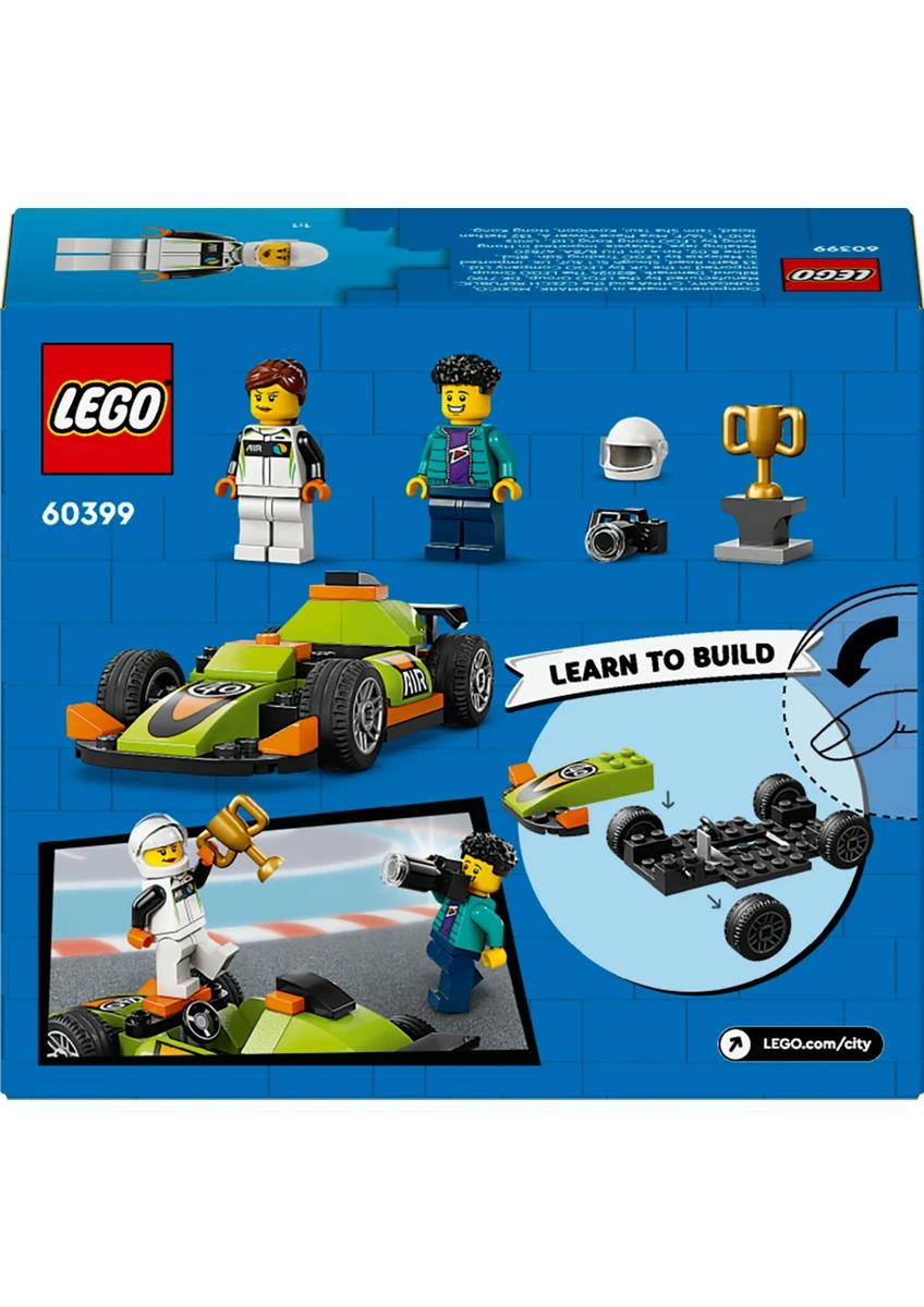 LEGO®LEGO City Yeşil Yarış Arabası 60399 - 4 Yaş ve Üzeri Çocuklar için Oyuncak Yarış Aracı İçeren Yaratıcı Oyuncak Yapım Seti (56 Parça)