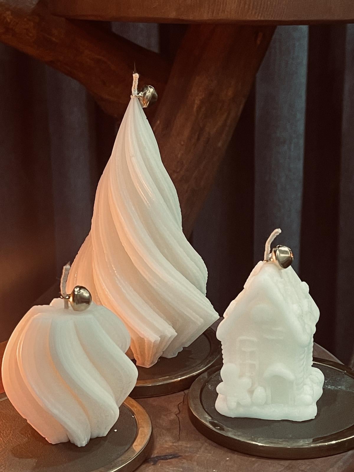 Mumias CandleMumias Candle Christmas Yılbaşı Temalı Dekoratif 3'Lü Noel Ev & Yılbaşı Ağacı 
