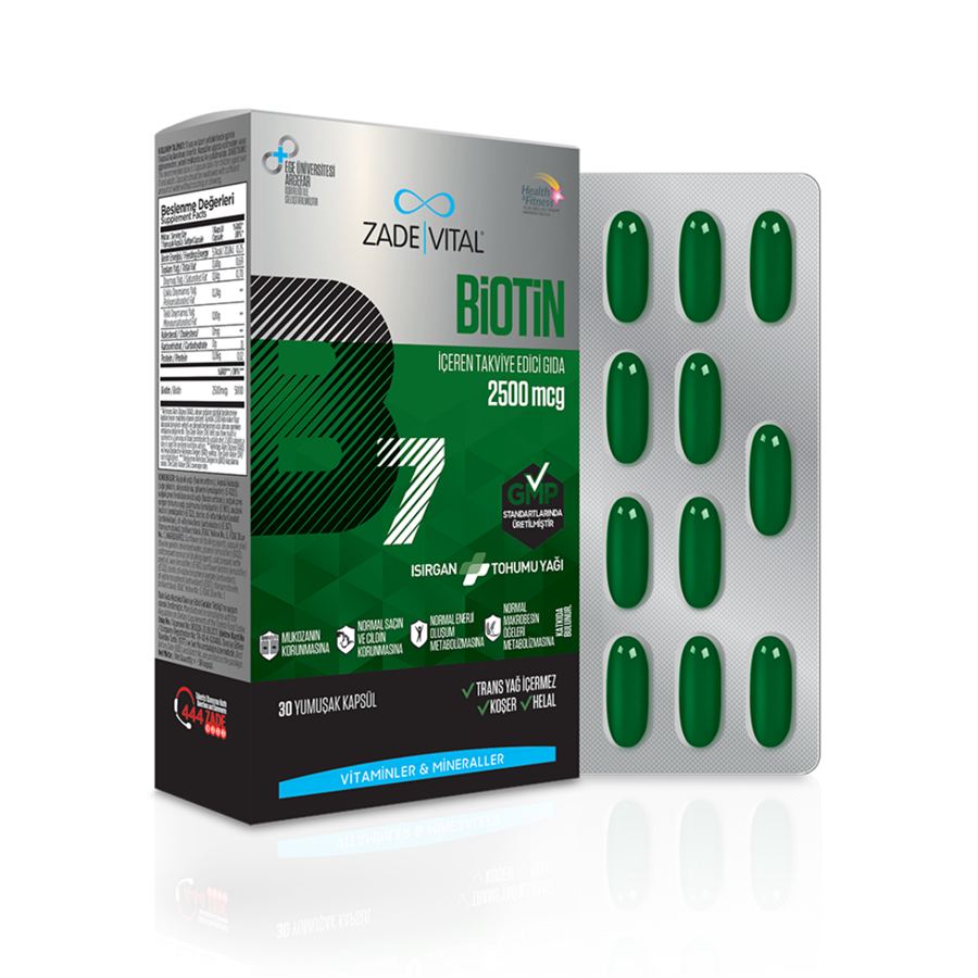 Biotin Forte 2500 mg 30 Kapsül