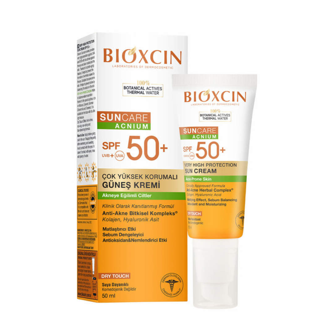 Bioxcin Sun Care Akneye Eğilimli Ciltler için SPF50 Güneş Kremi 50 ml