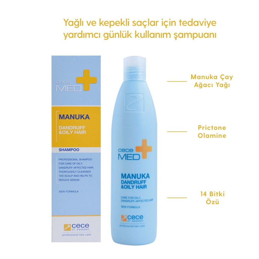 Cece MED Manuka Yağlı Kepek Karşıtı Şampuan 300 ml