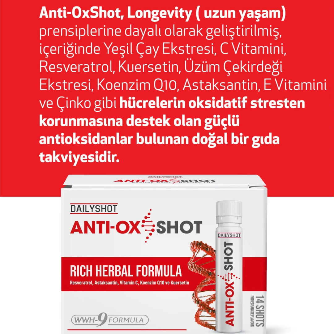 DailyShot Anti-Ox Shot 14'lü Kutu 25 ml