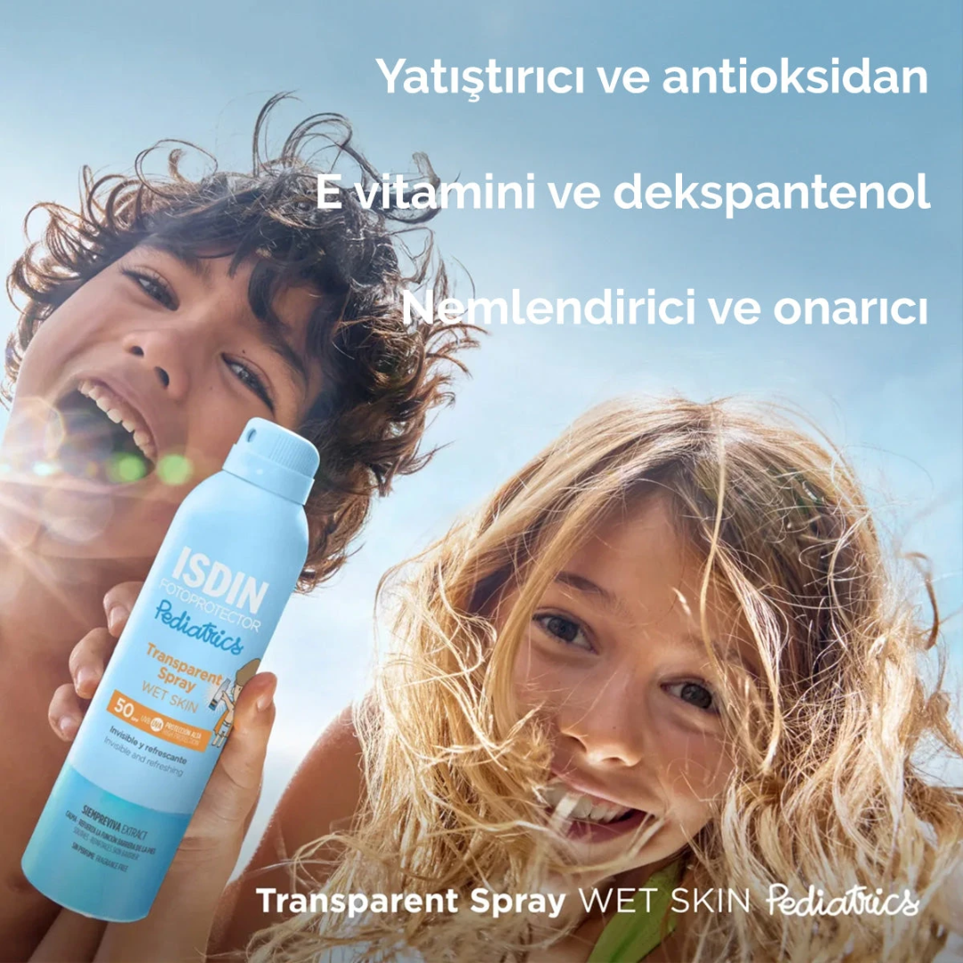 ISDIN Fotoprotector Pediatrics Transparent Spray Wet Skin Spf 50 250 ml