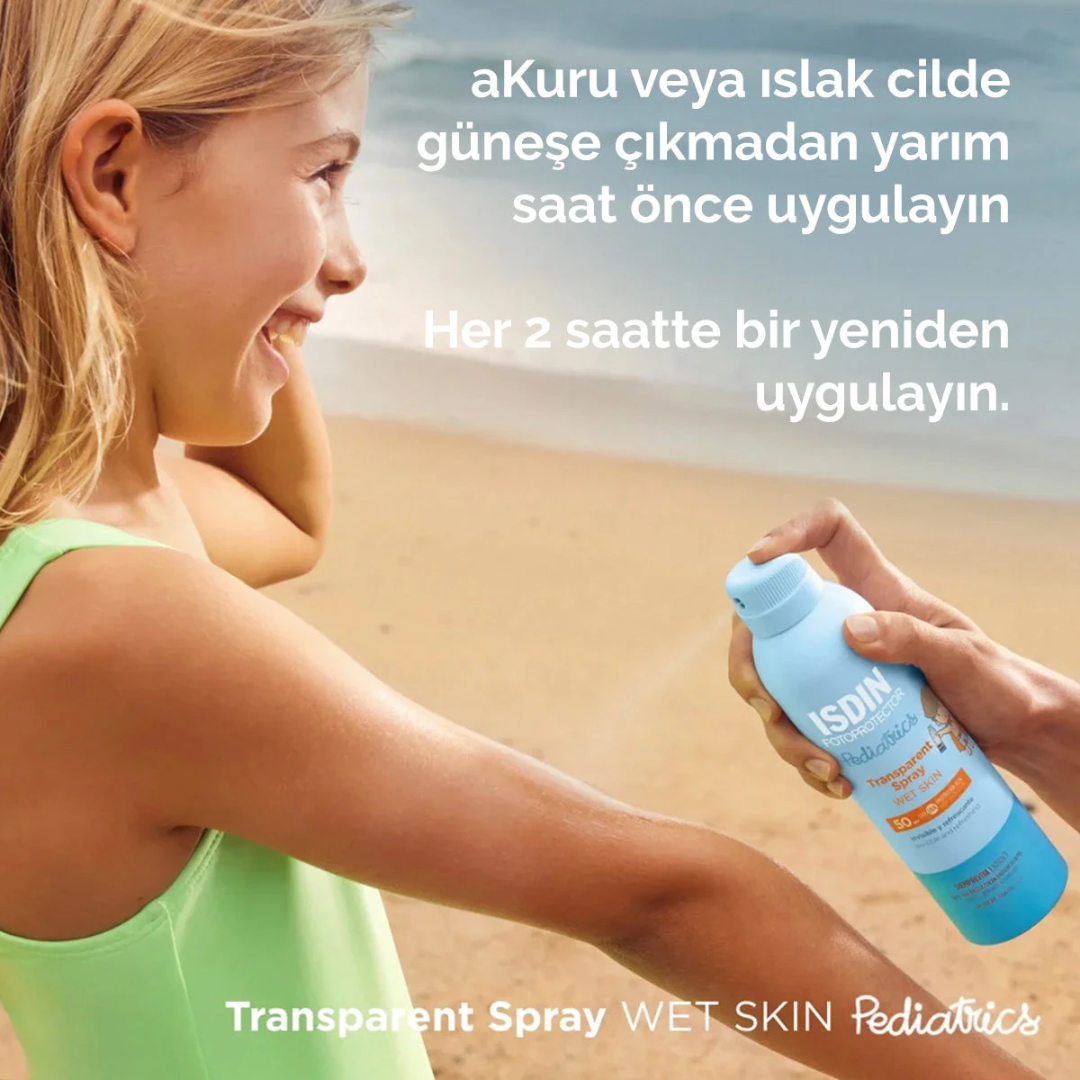 ISDIN Fotoprotector Pediatrics Transparent Spray Wet Skin Spf 50 250 ml