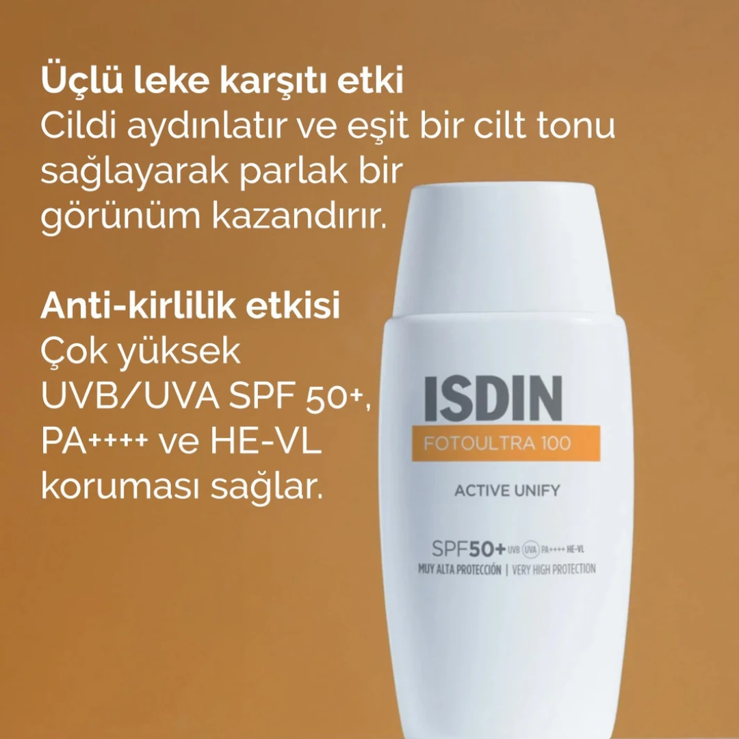 Isdın Fotoultra 100 Active Unify Fusion Fluid Spf50+ 50 ml