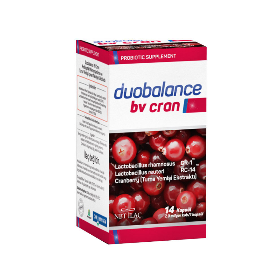 NBT İlaç Duobalance Bv Cran Takviye Edici Gıda 14 Kapsül