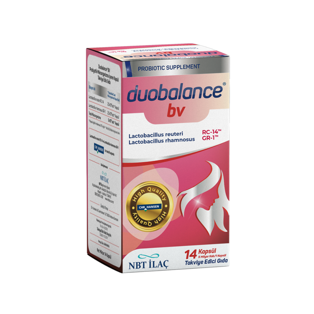 NBT İlaç Duobalance Bv Takviye Edici Gıda 14 Kapsül
