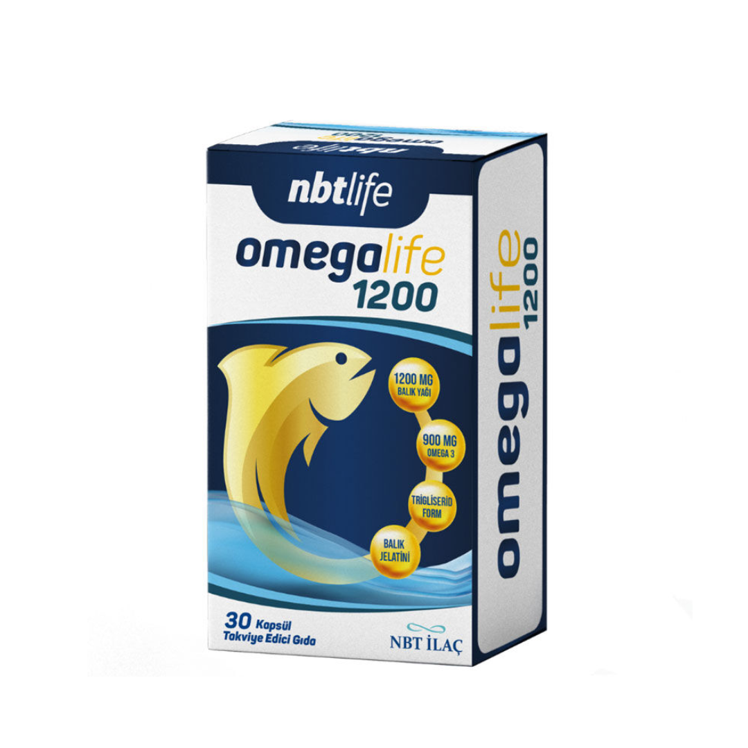 NBT Life Omegalife 1200 30 Kapsül