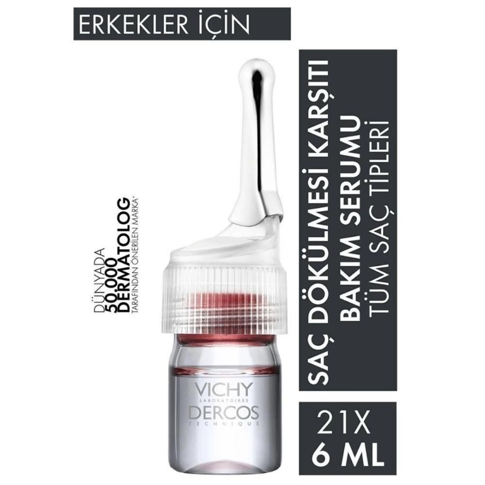 Vichy Aminexil Clinical 5 Dökülme Karşıtı Saç Serumu Erkekler İçin 21x6 ml