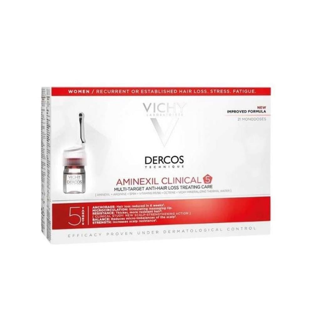 Vichy Aminexil Clinical 5 Dökülme Karşıtı Saç Serumu Kadınlar İçin 21x6 ml