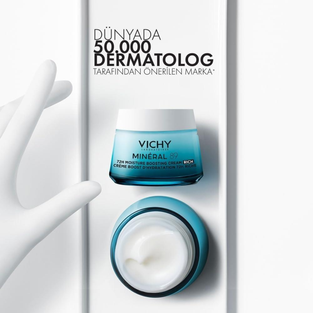 Vichy Mineral 89 Rich Moisture Boosting Cream 50 ml