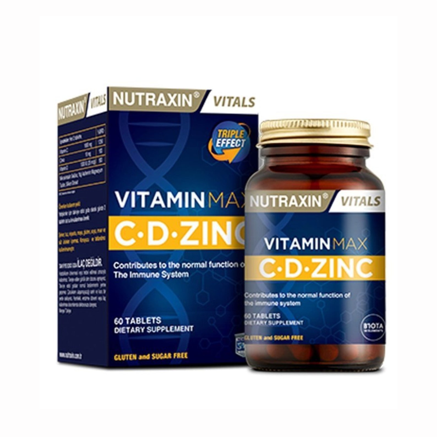 Vitamin Max C.D.Çinko 60 Tablet