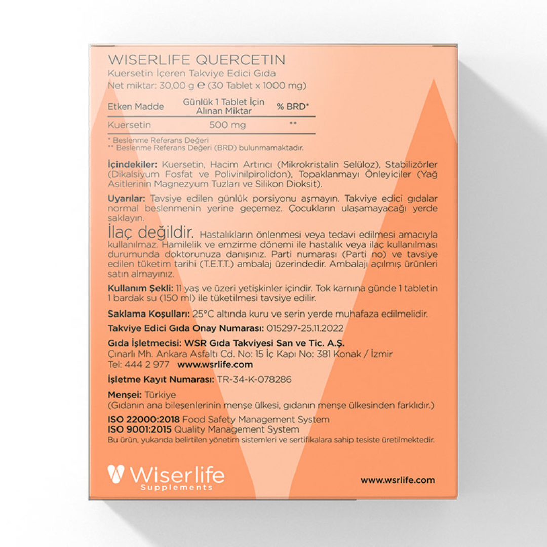 Wiserlife Quercetin 30 Tablet