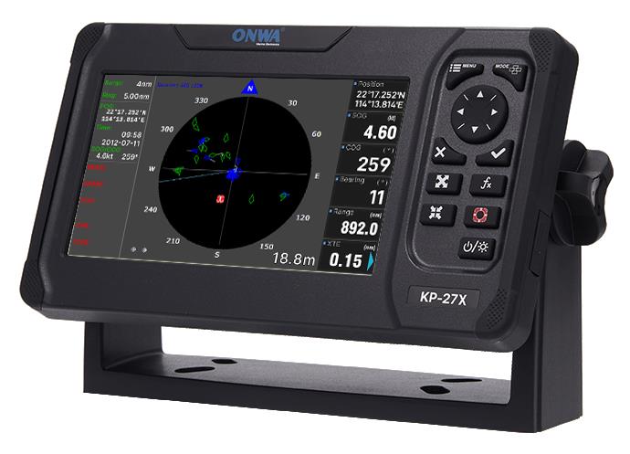 Onwa KP-27X GPS Chart Plotter w/ Class B+ AIS Fish FinderOnwa KP-27X GPS Chart Plotter w/ Class B+ AIS Fish Finder