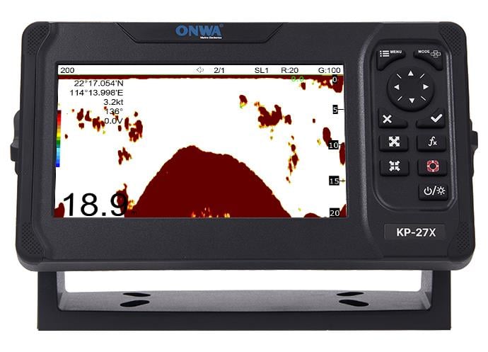 Onwa KP-27X GPS Chart Plotter w/ Class B+ AIS Fish FinderOnwa KP-27X GPS Chart Plotter w/ Class B+ AIS Fish Finder