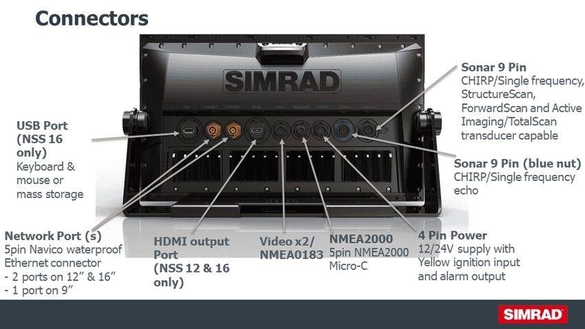 Simrad NSS9 evo3s Combo MFDSimrad NSS9 evo3s Combo MFD