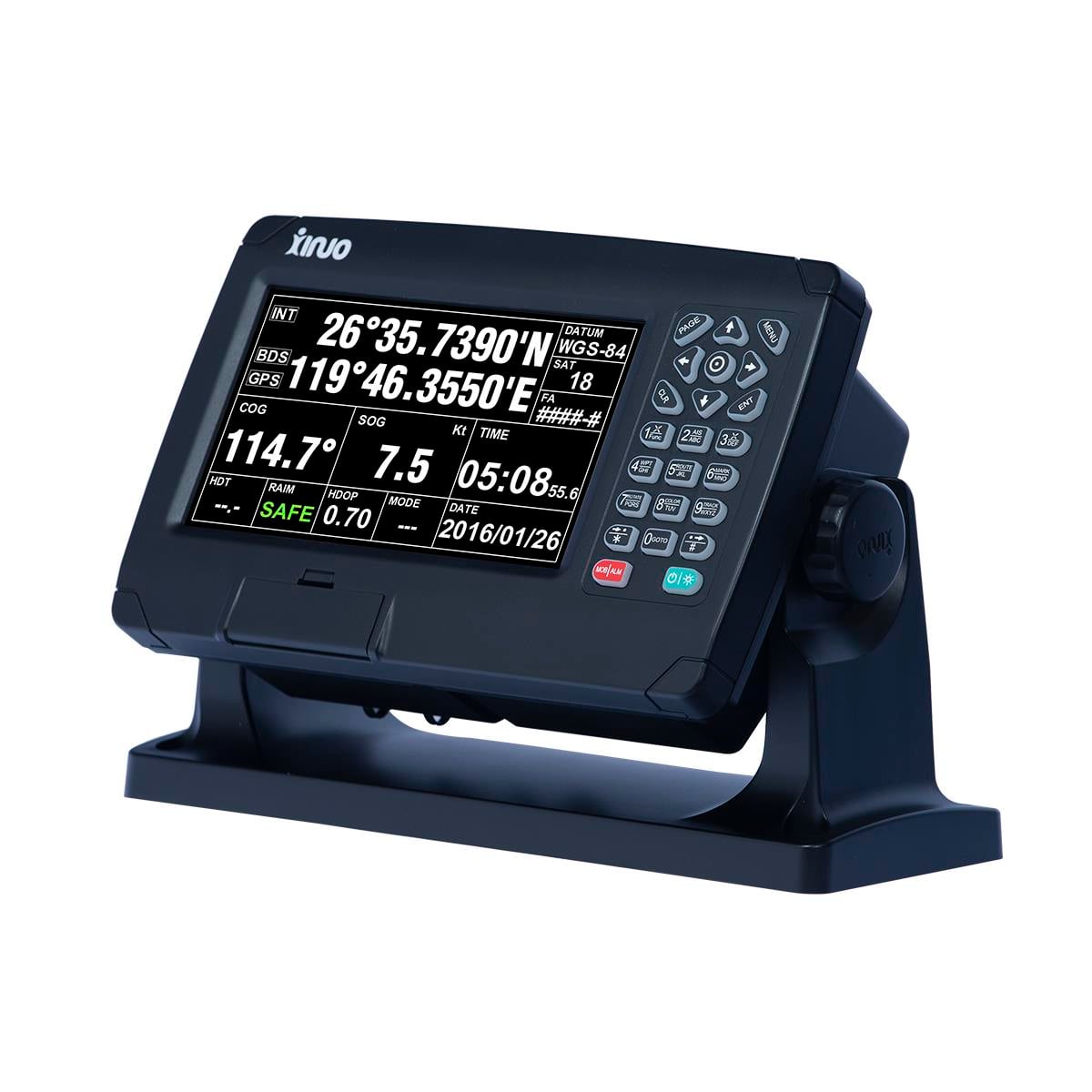 Xinuo XF-607 7 inch GNSS Chart PlotterXinuo XF-607 7 inch GNSS Chart Plotter
