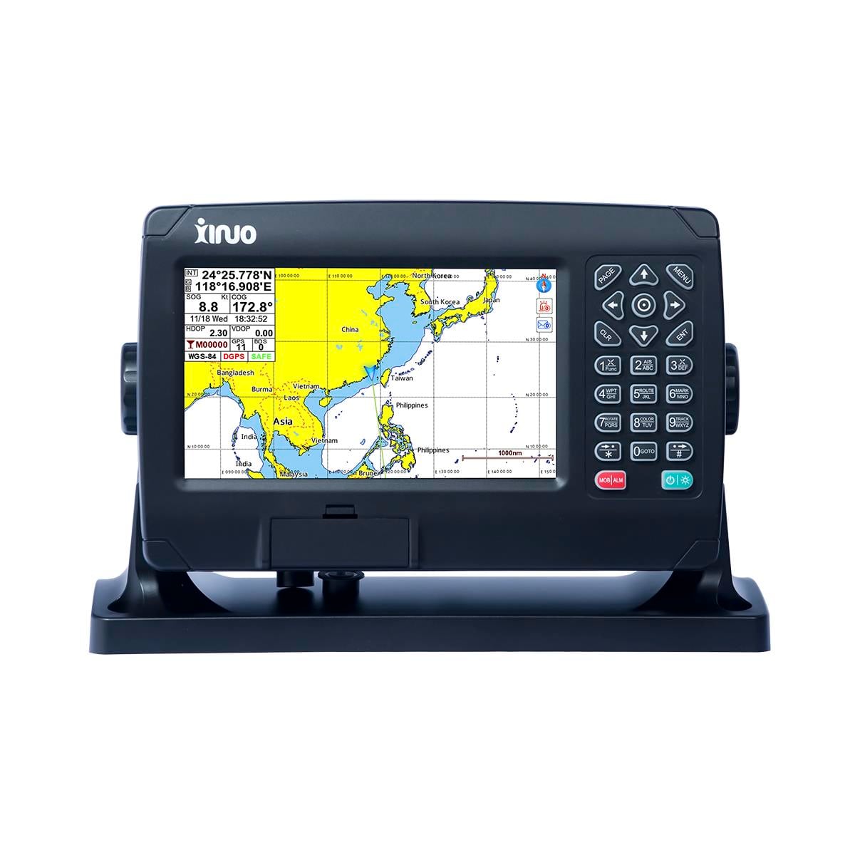 Xinuo XF-607 7 inch GNSS Chart PlotterXinuo XF-607 7 inch GNSS Chart Plotter