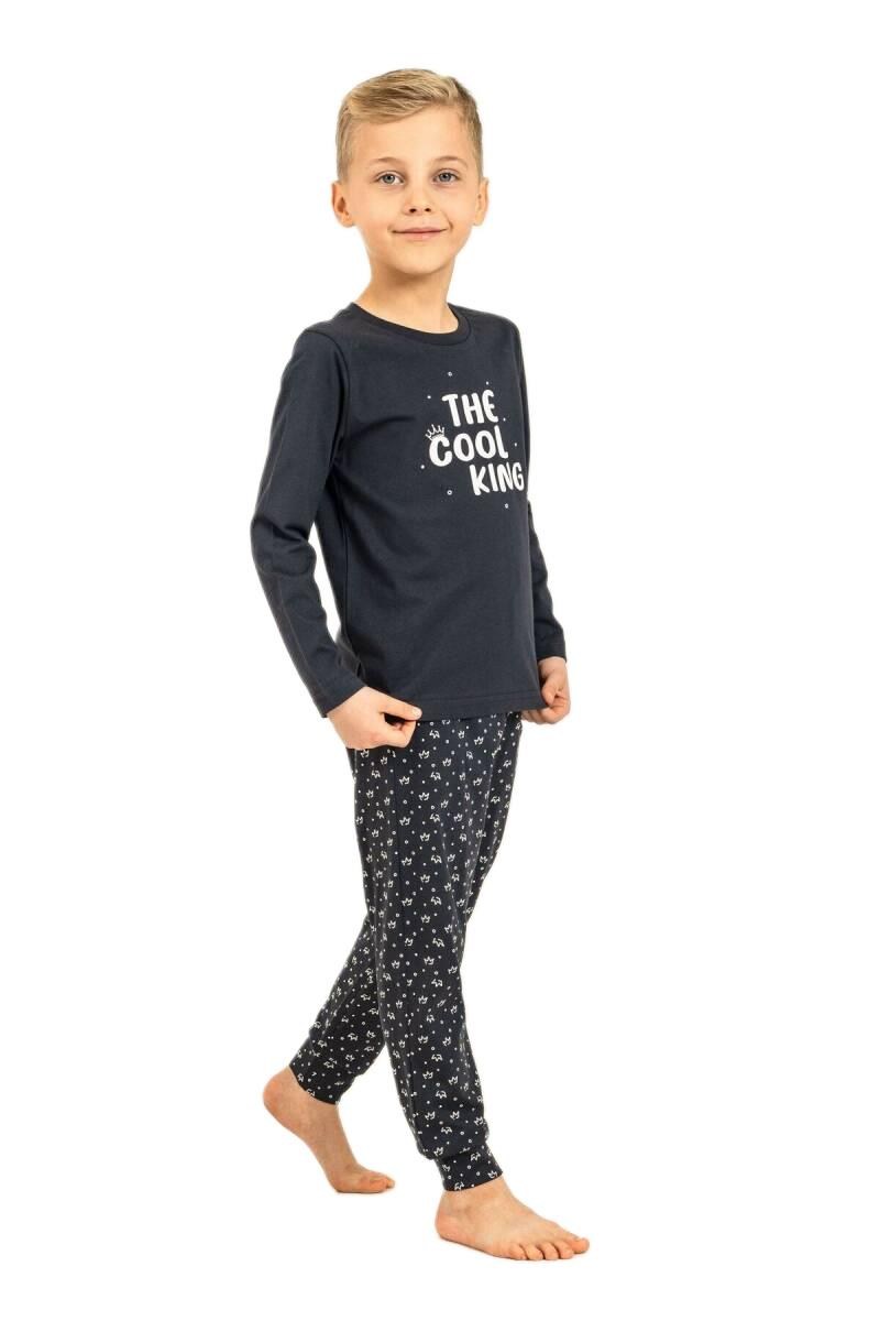 Arnetta Erkek Çocuk Lacivert Pijama Takımı 3821-G 