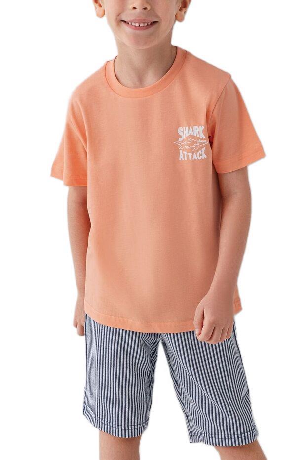 Arnetta Erkek Çocuk Turuncu Pijama Takımı 3671-G 