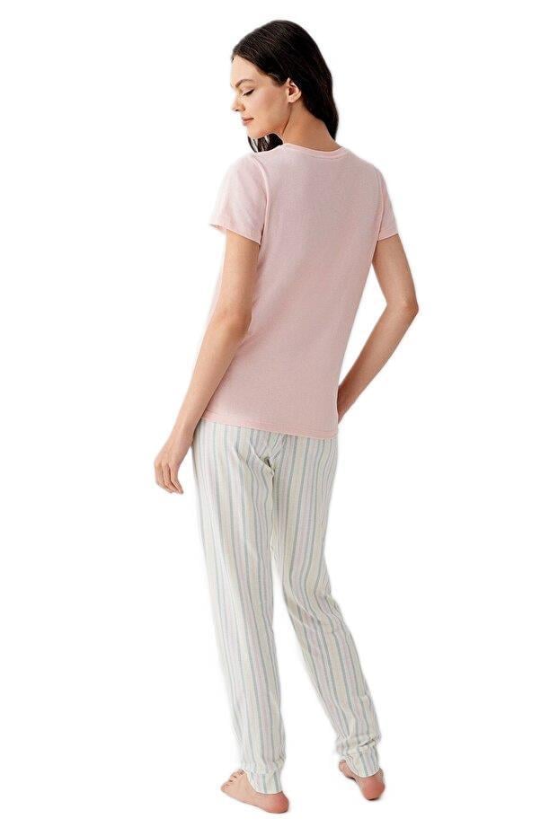 Arnetta Kadın Pembe Pijama Takımı 3571-S 