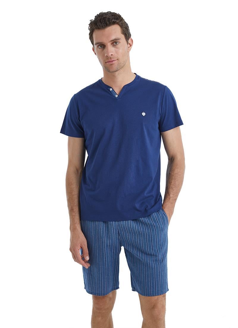 Blackspade Erkek Mavi Şort Takım 40513 