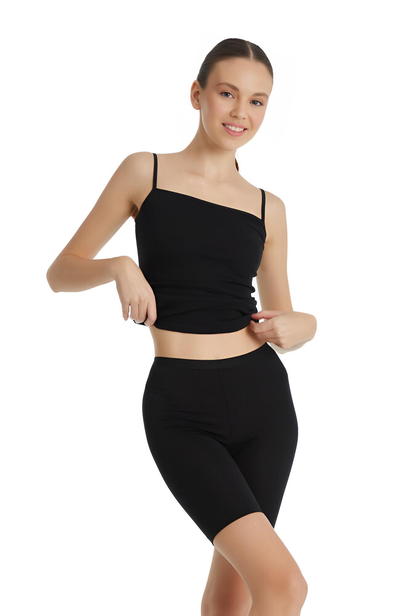 Blackspade Kadın Siyah Büyük Beden Boxer Essential 1309