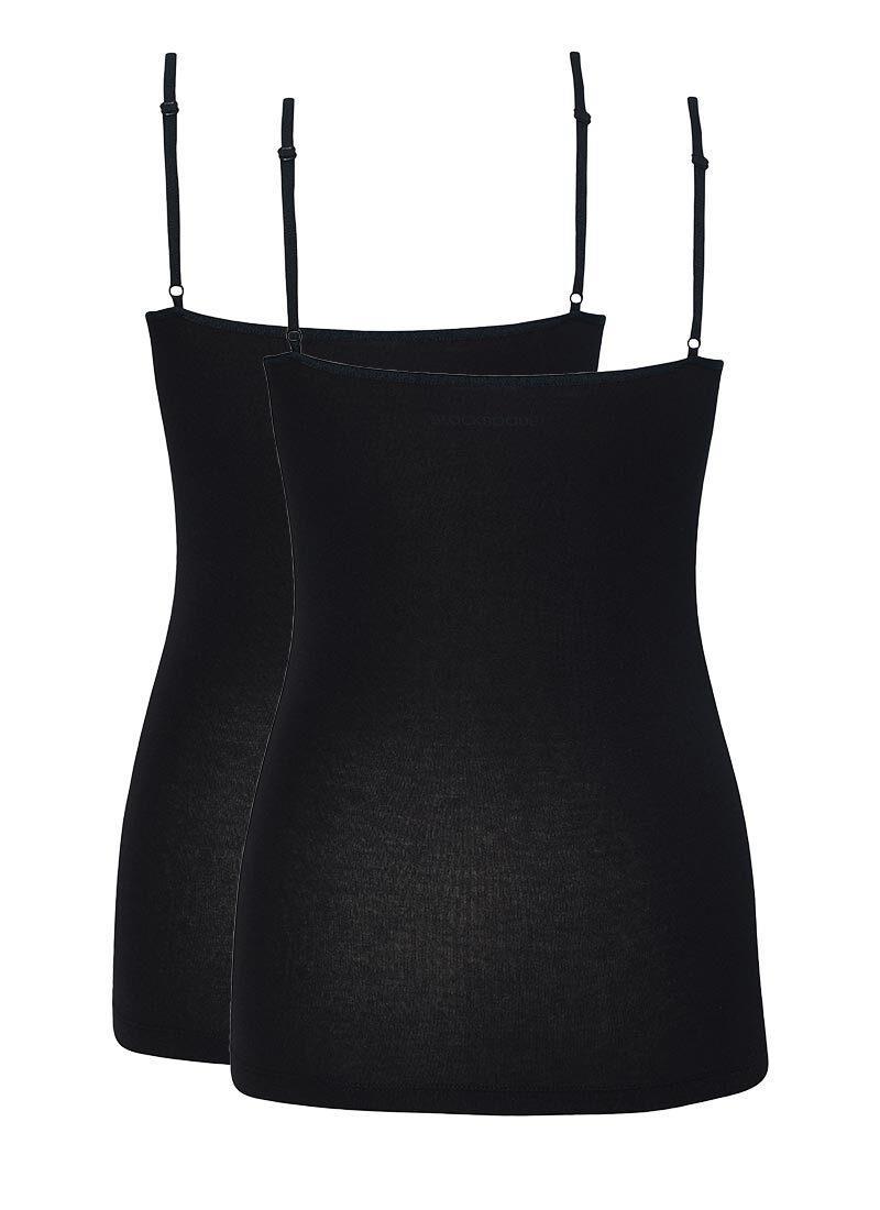 Blackspade Kadın Siyah İnce Askılı Atlet 2'li Paket 1592