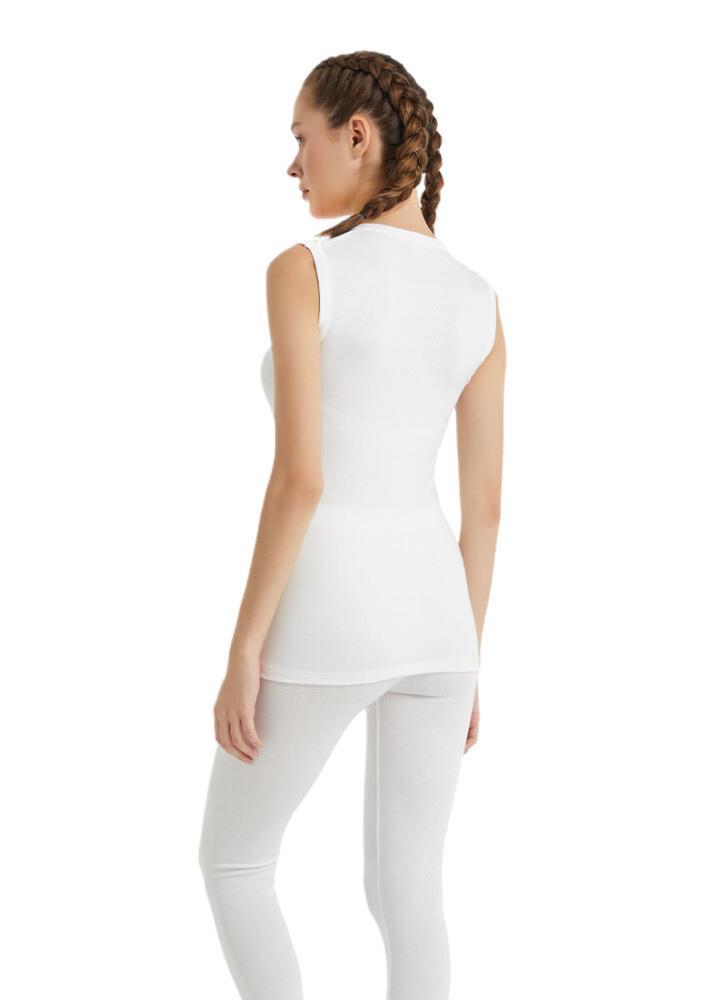 Blackspade Unisex Beyaz Termal Atlet 2. Seviye 9243