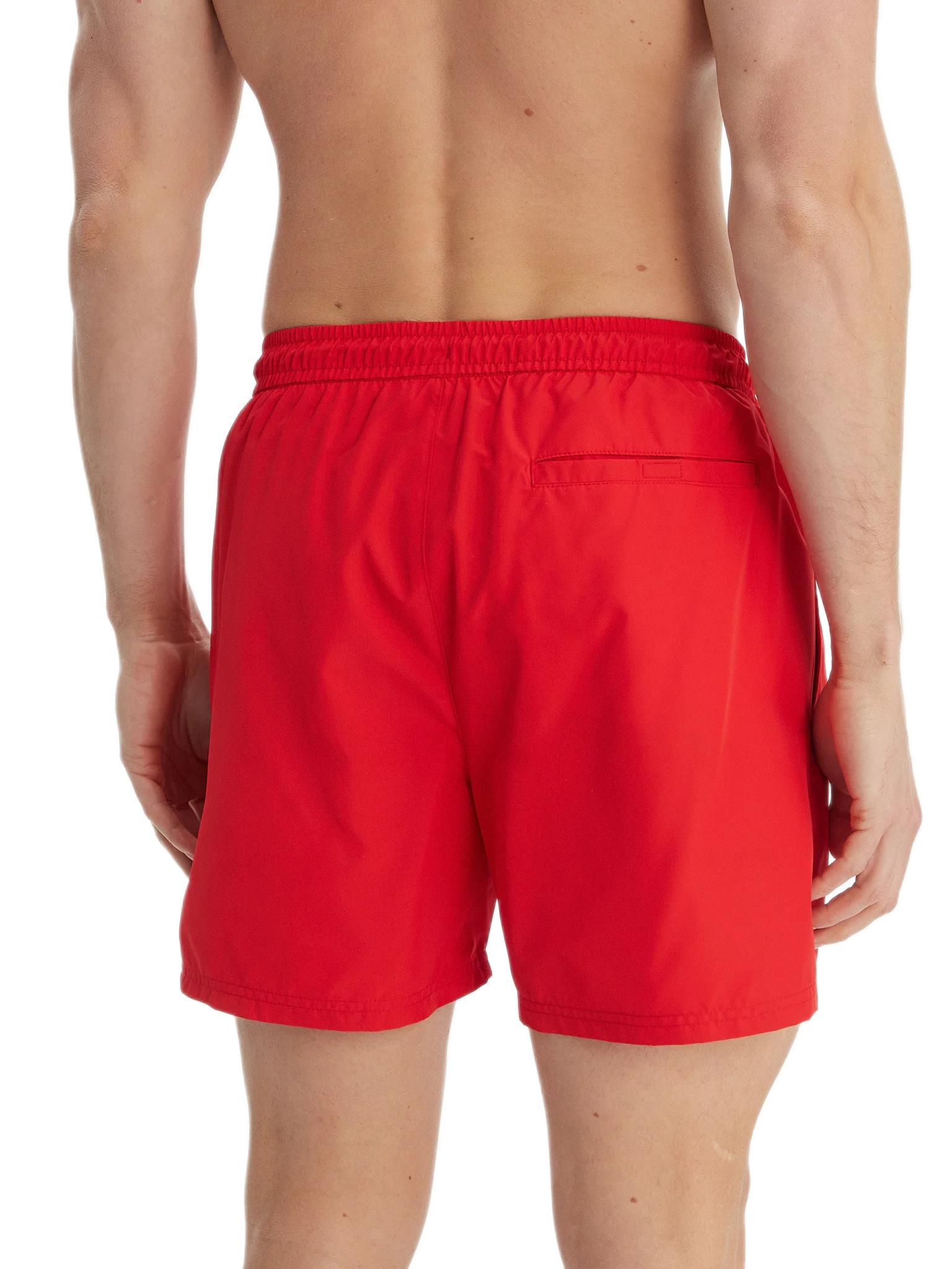 Calvin Klein Erkek Orta Boy Bağcıklı Kapalı Bel Deniz Şortu LV00N61027 