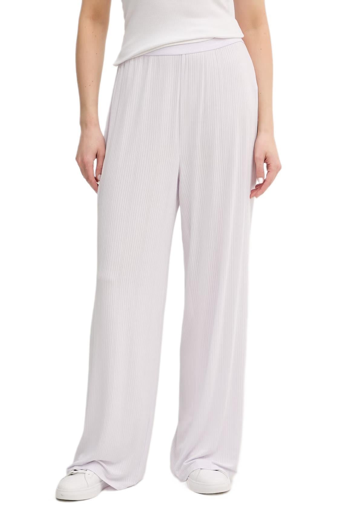 Calvin Klein Kadın Beyaz Geniş Paça Pijama Altı LV00QS7615 Mor 