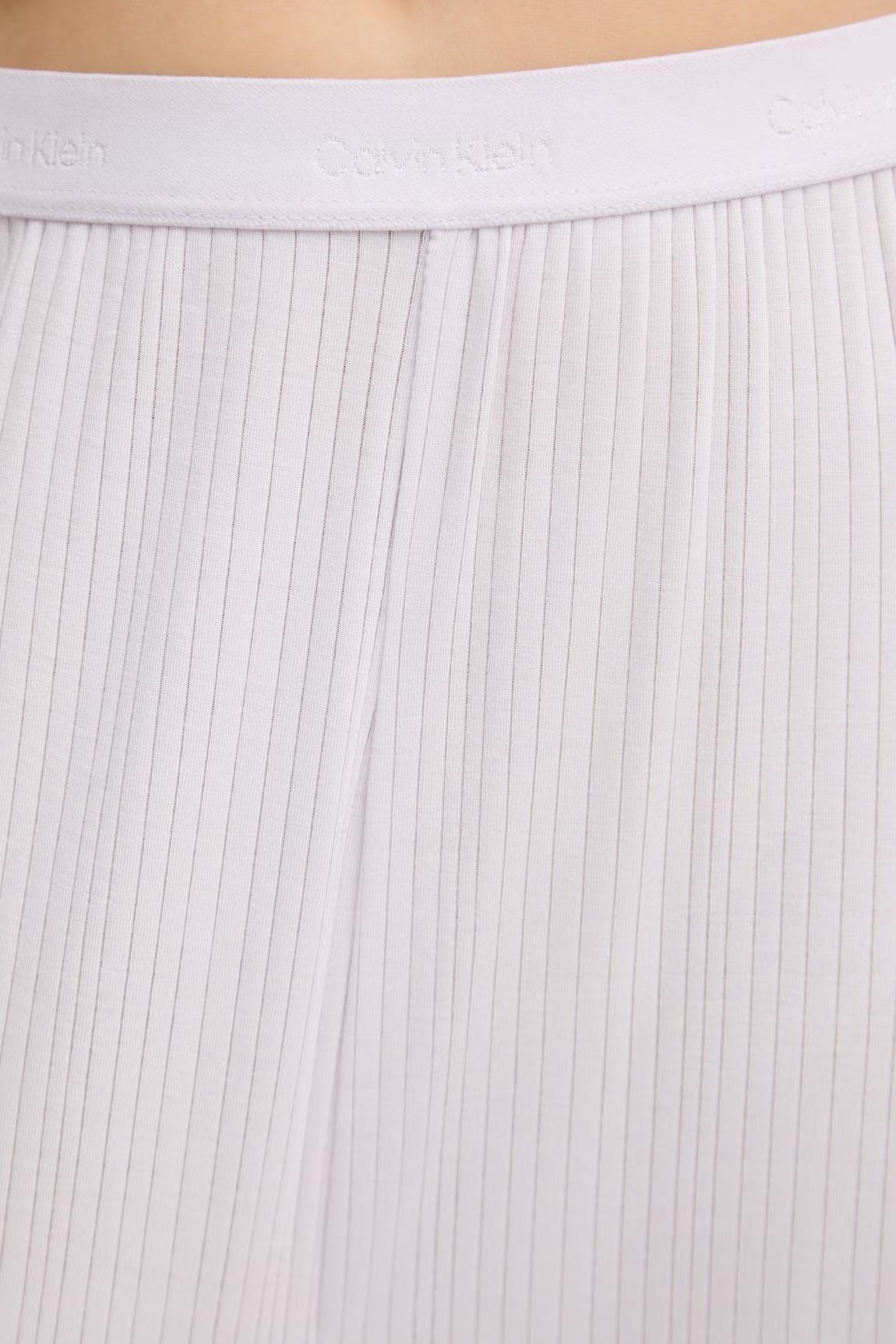 Calvin Klein Kadın Beyaz Geniş Paça Pijama Altı LV00QS7615 Mor 