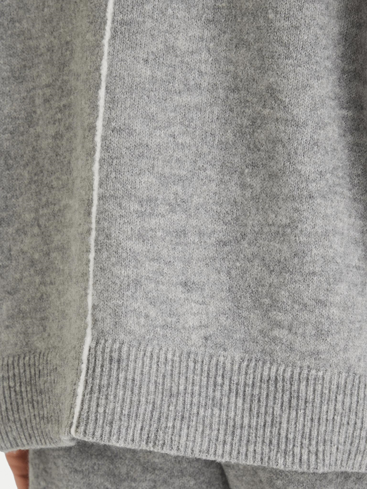 Calvin Klein Kadın Gri Kapüşonlu Sweatshirt LV00QS7568