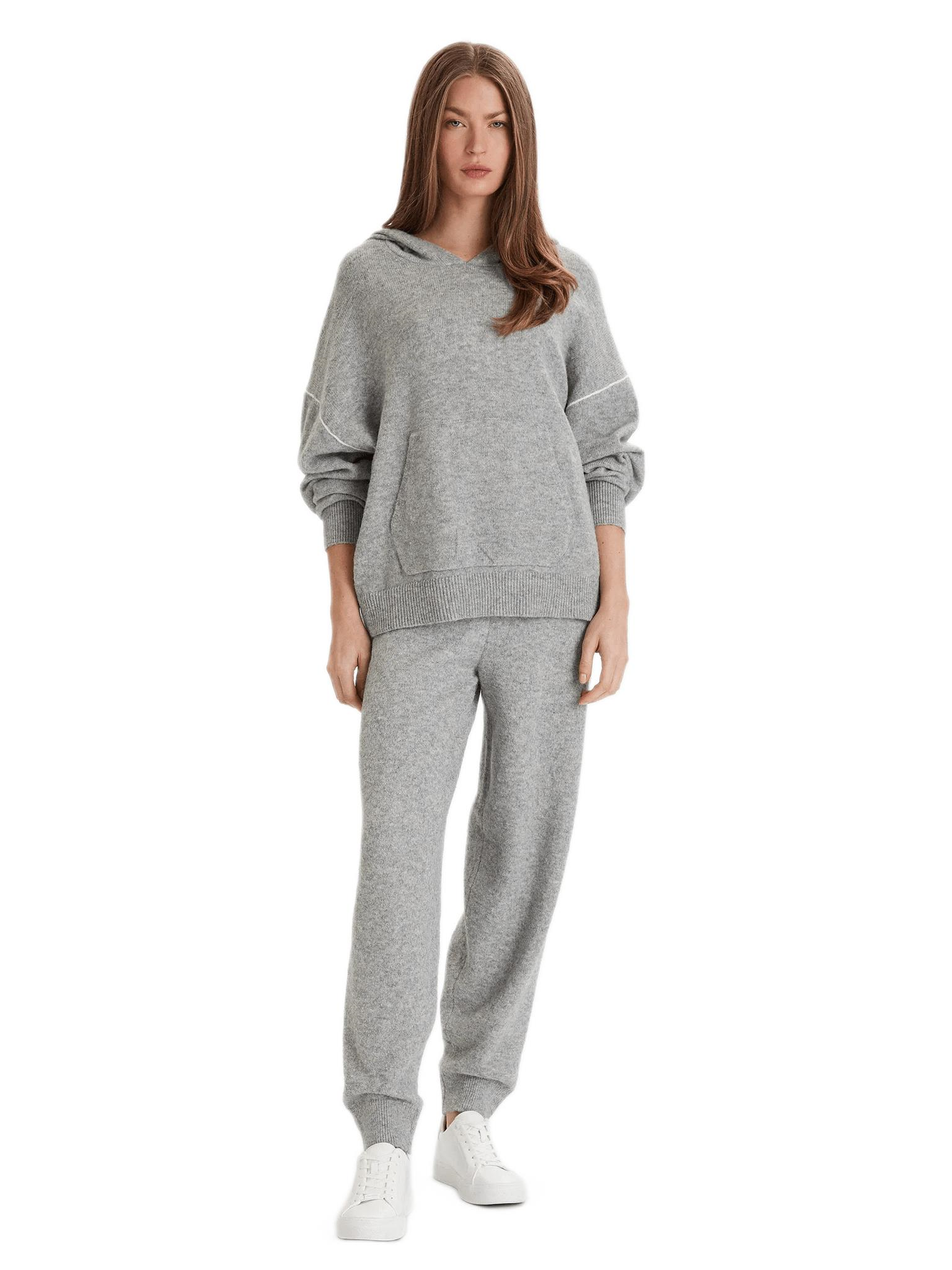 Calvin Klein Kadın Gri Kapüşonlu Sweatshirt LV00QS7568