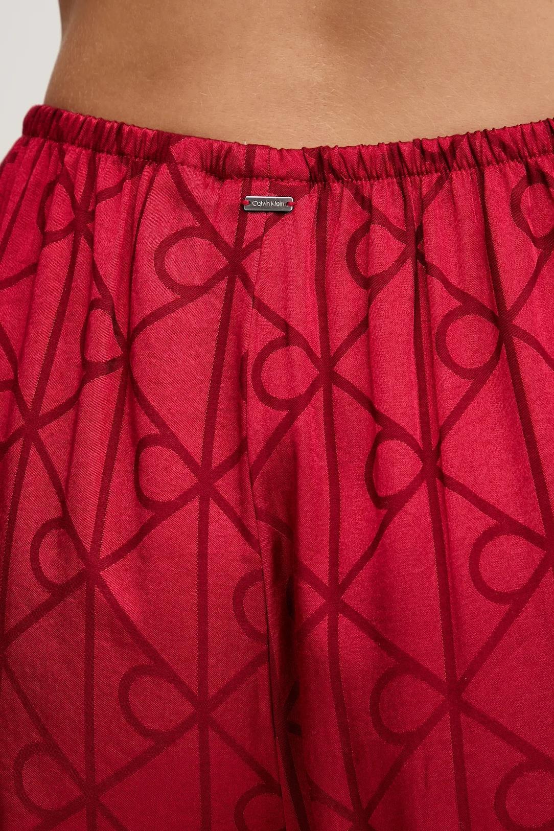 Calvin Klein Kadın Kırmızı AOP Desenli Pijama Altı LV00QS7536