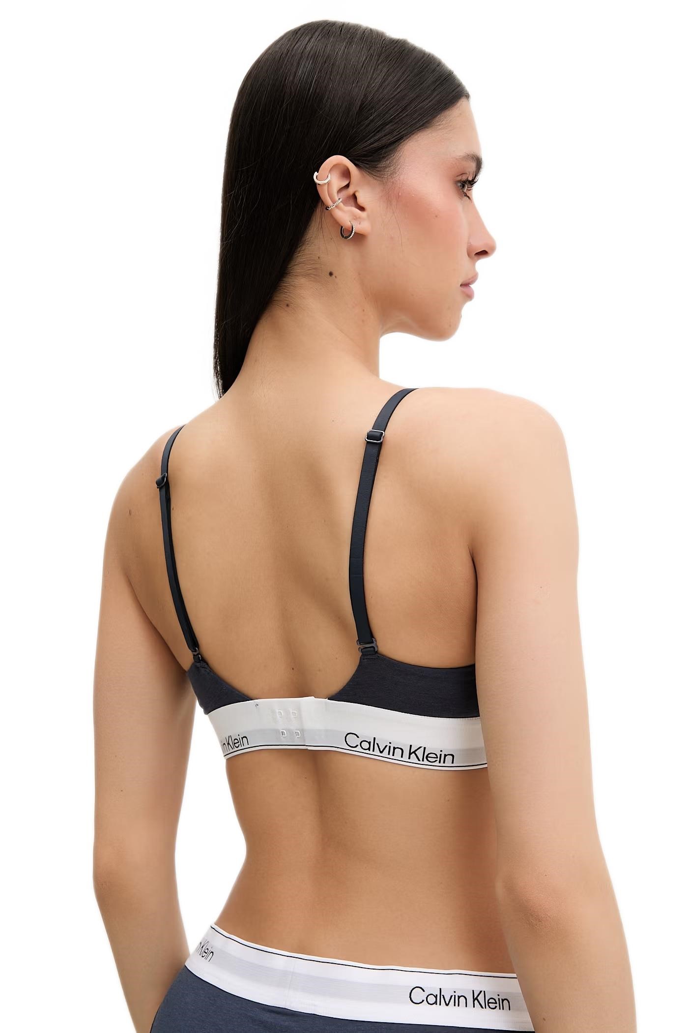 Calvin Klein Kadın Lacivert Bralet LV00QF8498