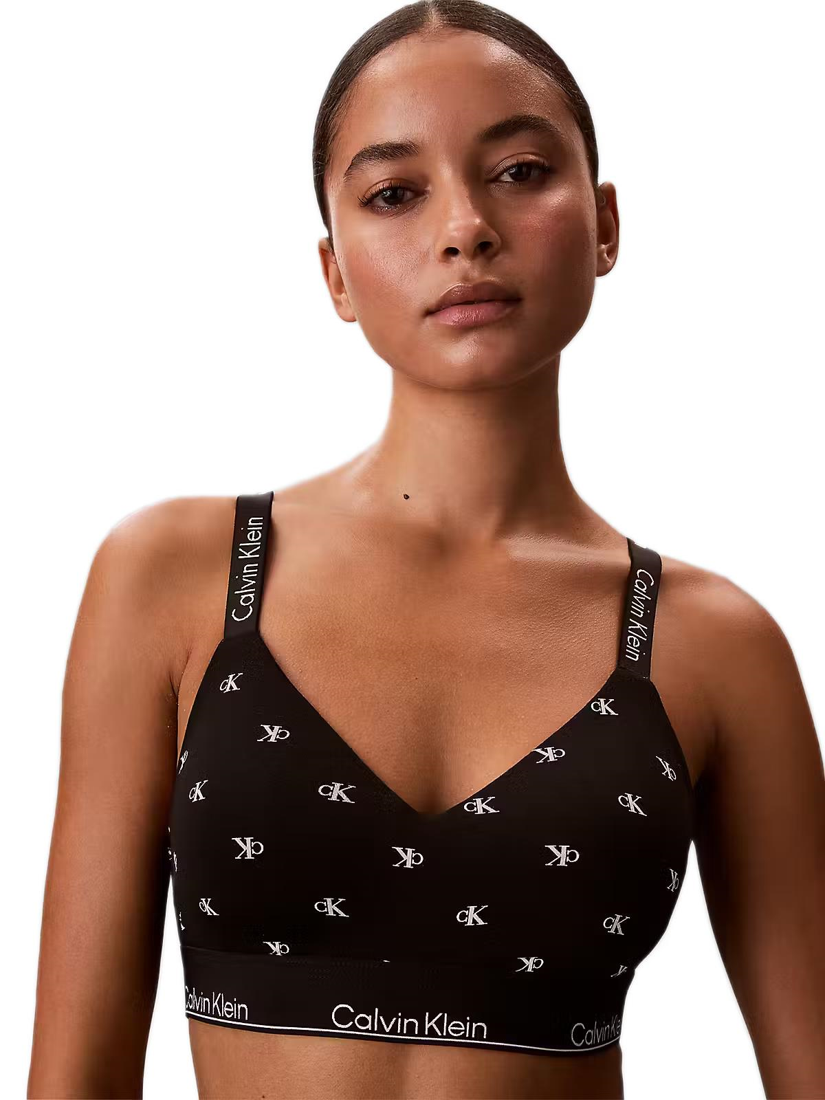 Calvin Klein Kadın Siyah Hafif Destekli Bralet Sütyen LV00QF8504