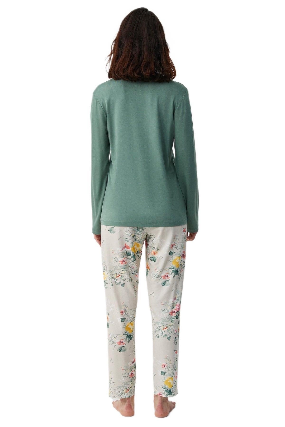 Catherine's Kadın Yeşil Pijama Takım C2825 